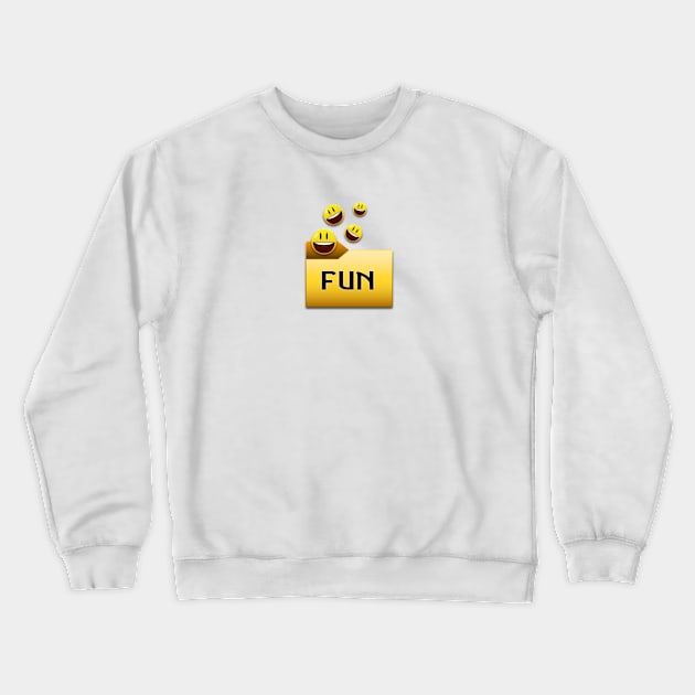 Funny folder Crewneck Sweatshirt by Lady_M